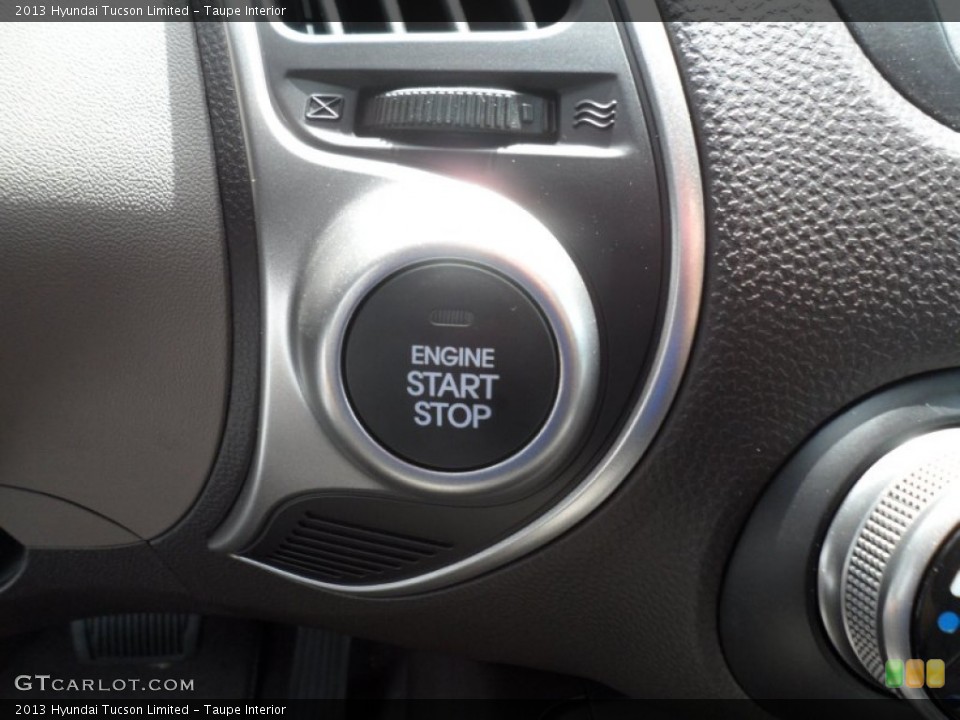 Taupe Interior Controls for the 2013 Hyundai Tucson Limited #68570554