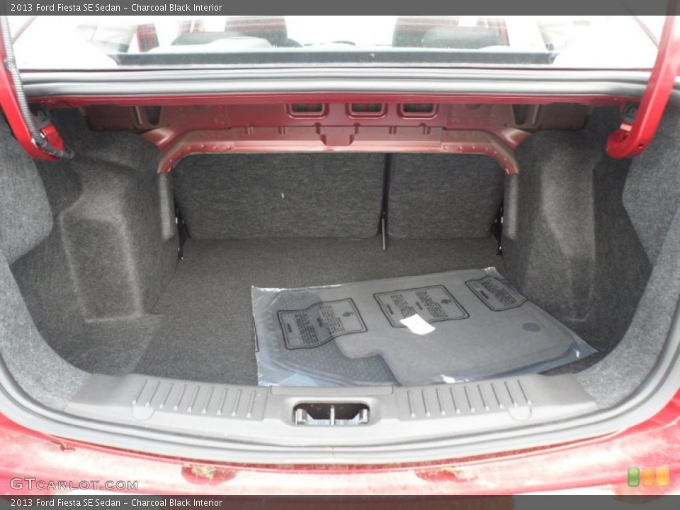 Charcoal Black Interior Trunk for the 2013 Ford Fiesta SE Sedan #68570848