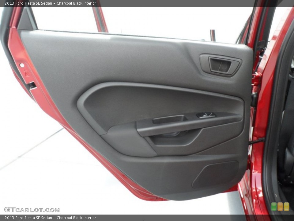 Charcoal Black Interior Door Panel for the 2013 Ford Fiesta SE Sedan #68570867