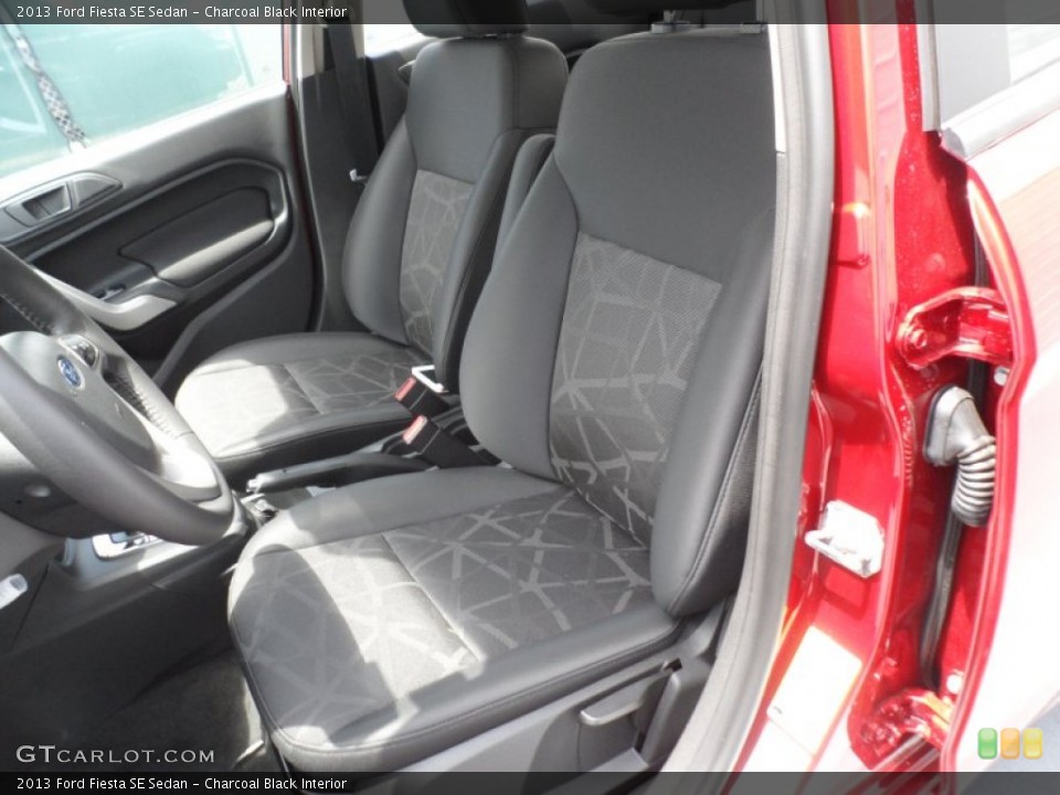 Charcoal Black Interior Front Seat for the 2013 Ford Fiesta SE Sedan #68570890