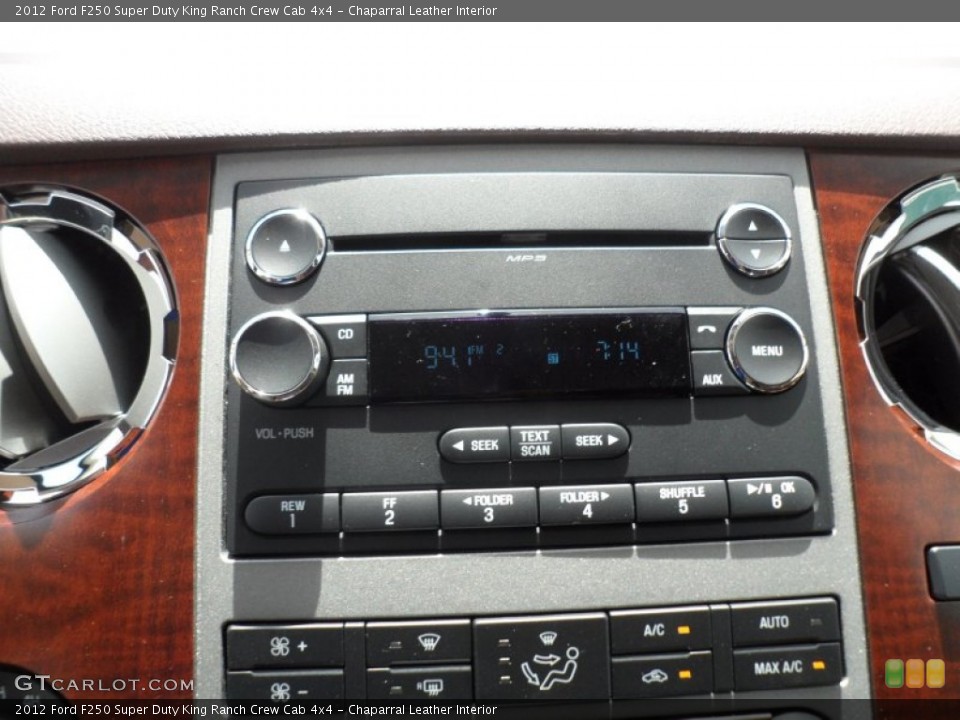 Chaparral Leather Interior Controls for the 2012 Ford F250 Super Duty King Ranch Crew Cab 4x4 #68572132