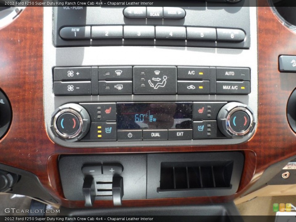 Chaparral Leather Interior Controls for the 2012 Ford F250 Super Duty King Ranch Crew Cab 4x4 #68572138