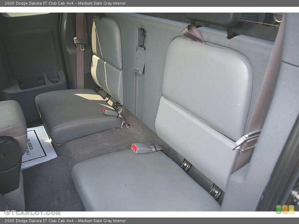 Medium Slate Gray Interior Rear Seat for the 2005 Dodge Dakota ST Club Cab 4x4 #68573104