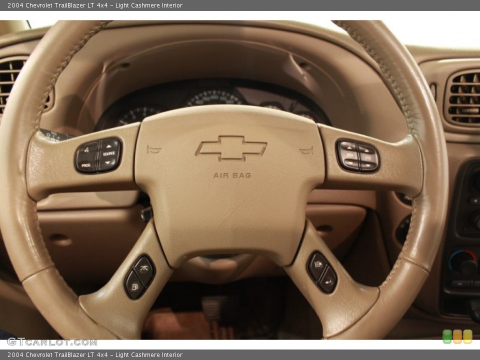 Light Cashmere Interior Steering Wheel for the 2004 Chevrolet TrailBlazer LT 4x4 #68575075