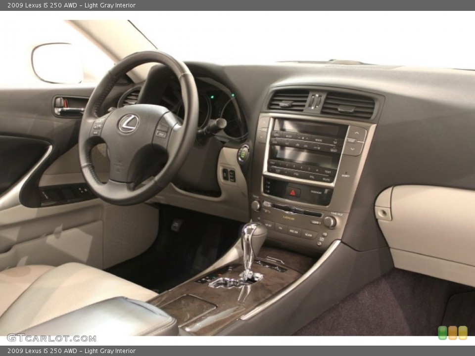 Light Gray Interior Dashboard for the 2009 Lexus IS 250 AWD #68576977