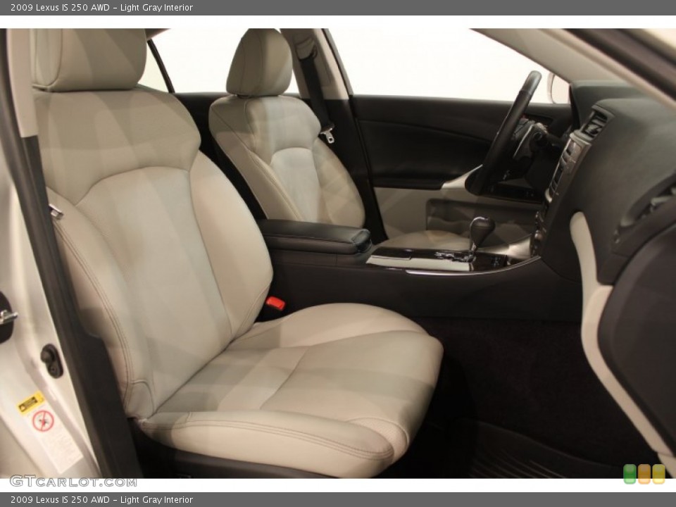 Light Gray Interior Front Seat for the 2009 Lexus IS 250 AWD #68576983