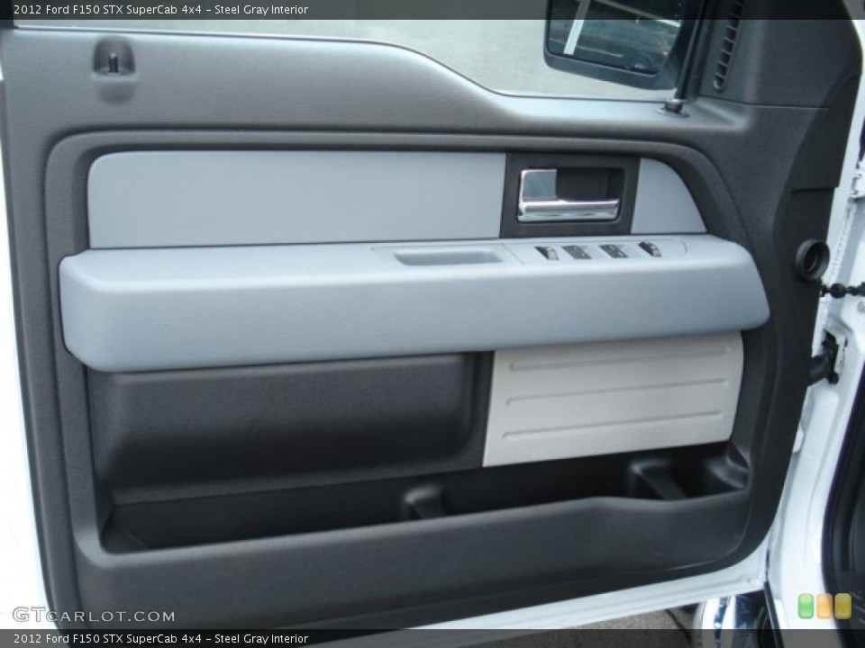 Steel Gray Interior Door Panel for the 2012 Ford F150 STX SuperCab 4x4 #68576995