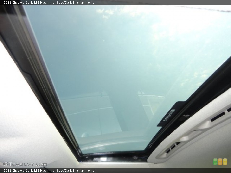 Jet Black/Dark Titanium Interior Sunroof for the 2012 Chevrolet Sonic LTZ Hatch #68577235