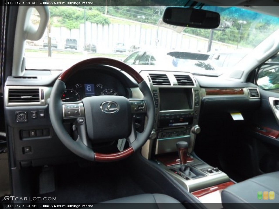 Black/Auburn Bubinga Interior Dashboard for the 2013 Lexus GX 460 #68577475