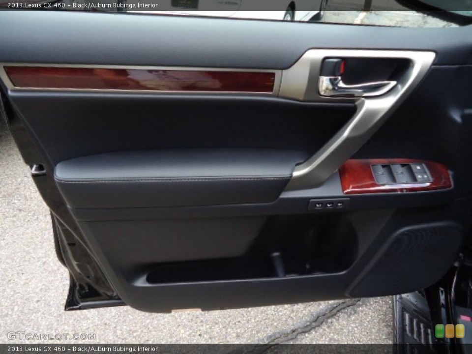 Black/Auburn Bubinga Interior Door Panel for the 2013 Lexus GX 460 #68577493