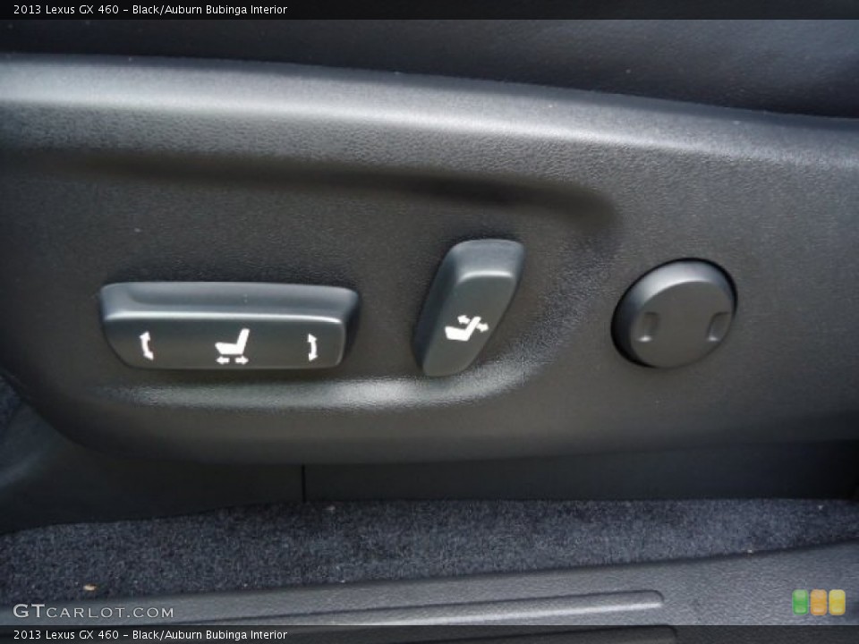Black/Auburn Bubinga Interior Controls for the 2013 Lexus GX 460 #68577511