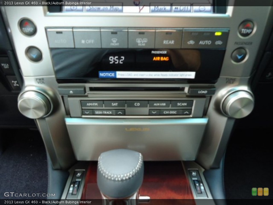 Black/Auburn Bubinga Interior Audio System for the 2013 Lexus GX 460 #68577529