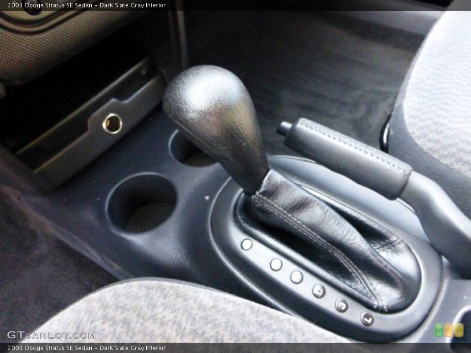 Dark Slate Gray Interior Transmission for the 2003 Dodge Stratus SE Sedan #68578048