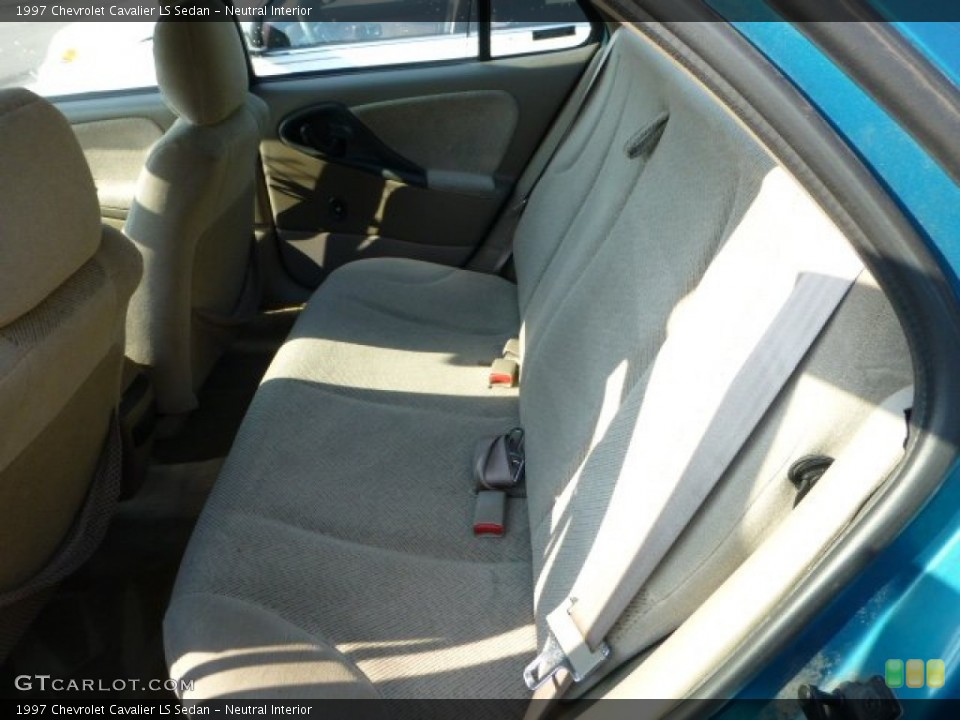Neutral Interior Rear Seat for the 1997 Chevrolet Cavalier LS Sedan #68578078