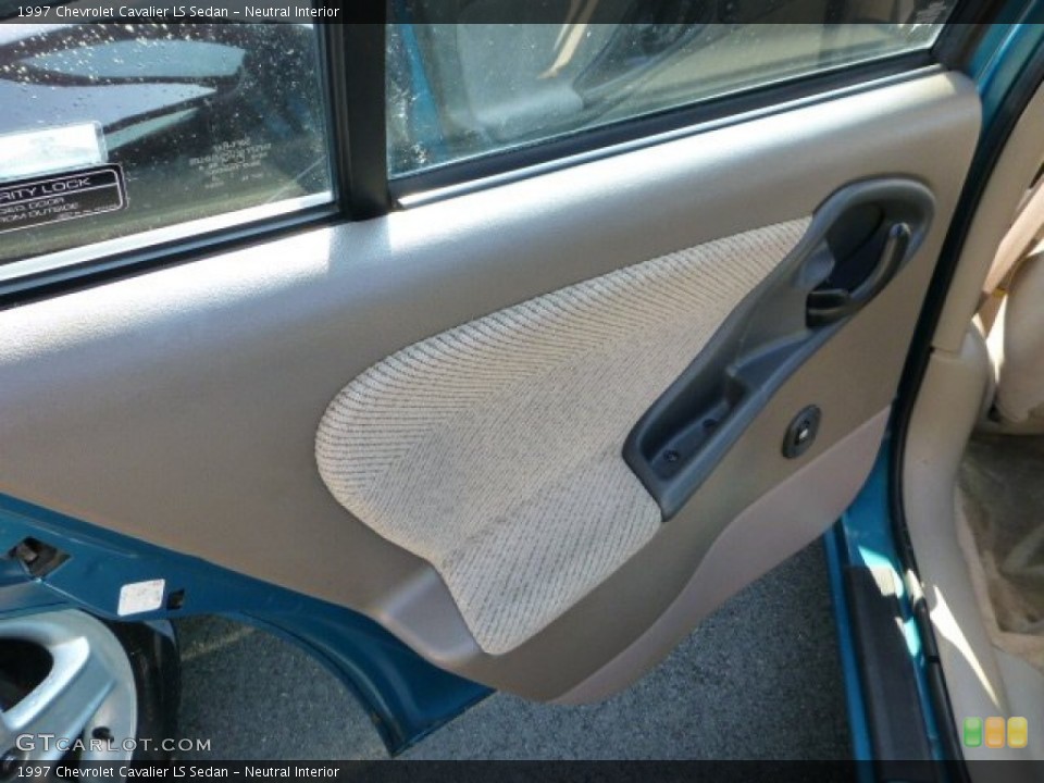 Neutral Interior Door Panel for the 1997 Chevrolet Cavalier LS Sedan #68578084