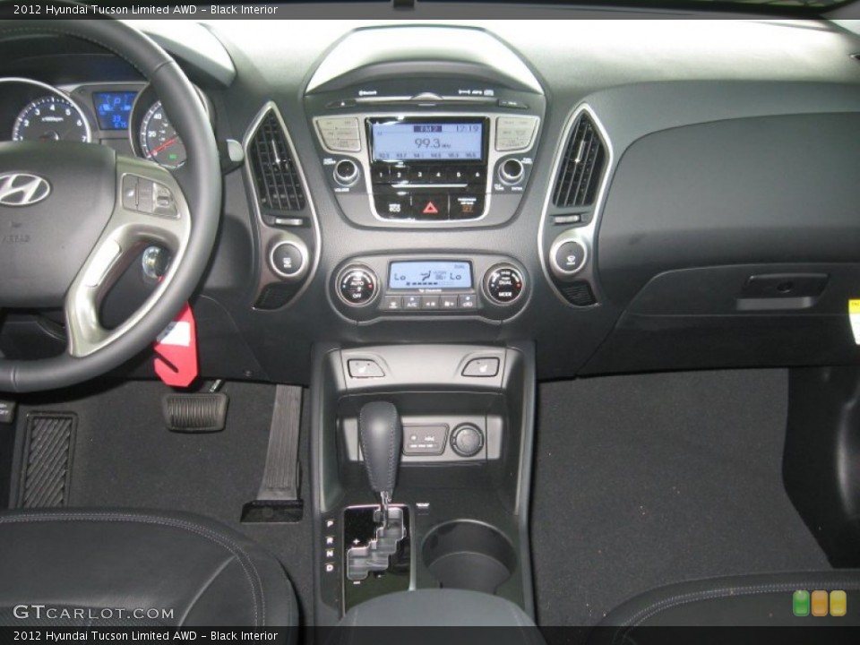 Black Interior Dashboard for the 2012 Hyundai Tucson Limited AWD #68580677