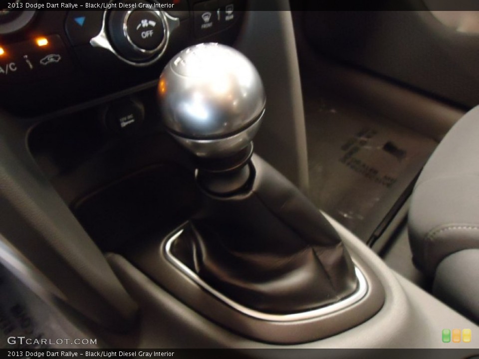 Black/Light Diesel Gray Interior Transmission for the 2013 Dodge Dart Rallye #68580803