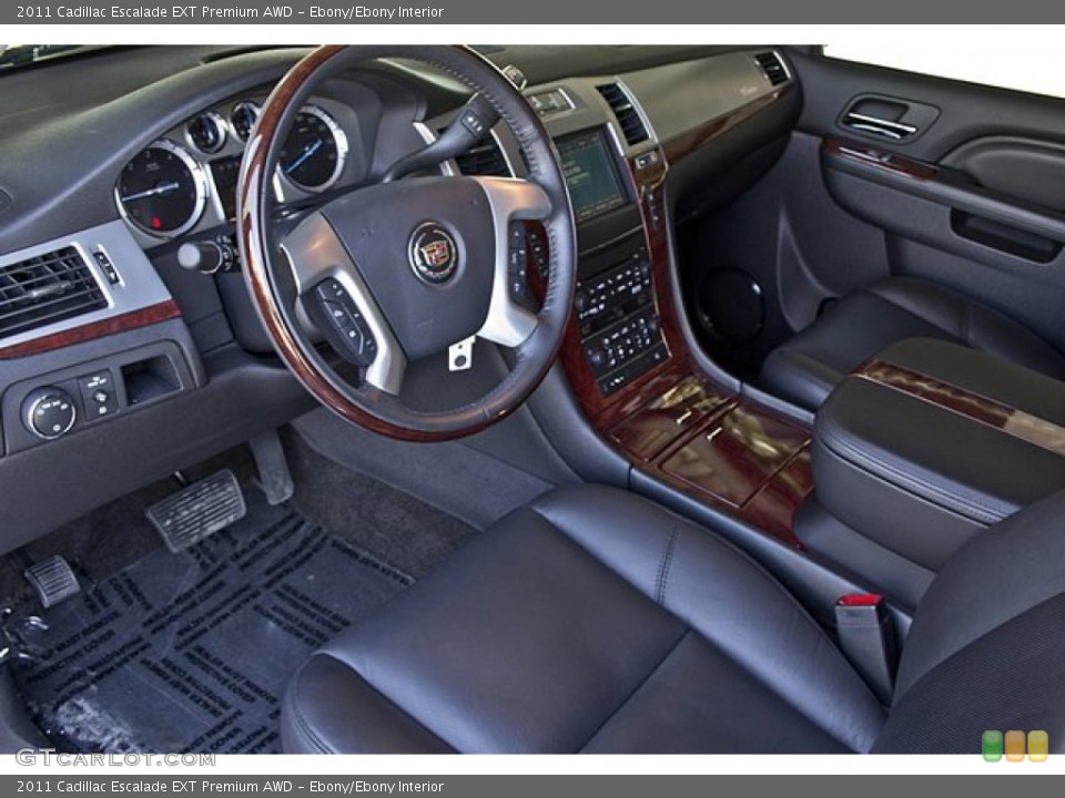 Ebony/Ebony Interior Prime Interior for the 2011 Cadillac Escalade EXT Premium AWD #68580872