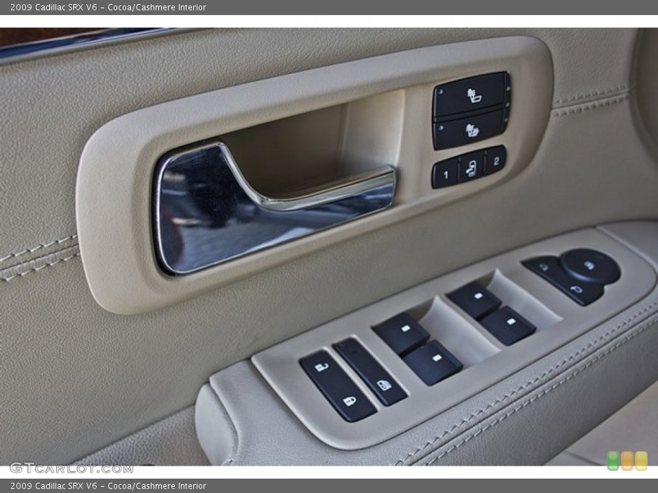 Cocoa/Cashmere Interior Controls for the 2009 Cadillac SRX V6 #68581114