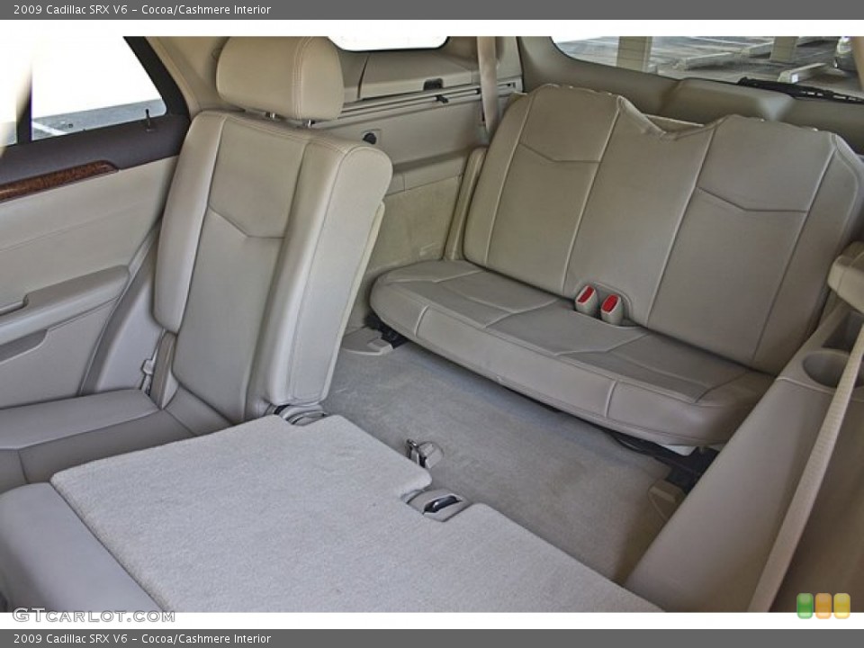 Cocoa/Cashmere Interior Rear Seat for the 2009 Cadillac SRX V6 #68581214
