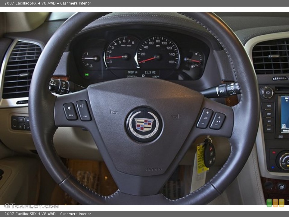 Cashmere Interior Steering Wheel for the 2007 Cadillac SRX 4 V8 AWD #68581379