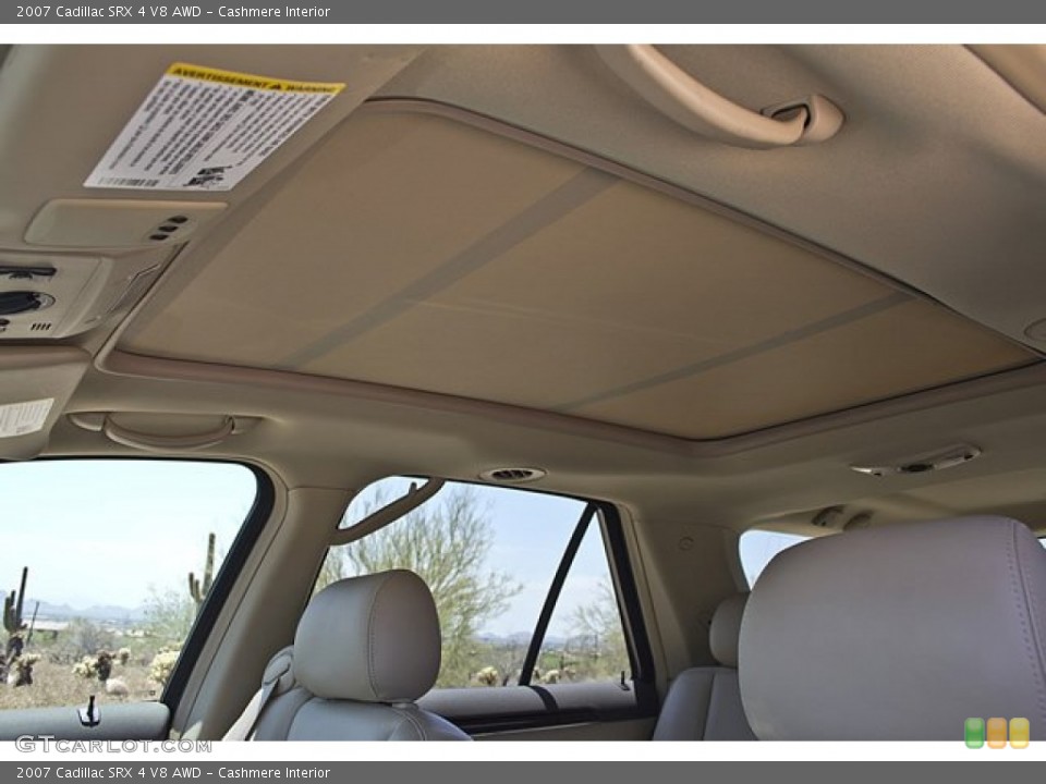 Cashmere Interior Sunroof for the 2007 Cadillac SRX 4 V8 AWD #68581424