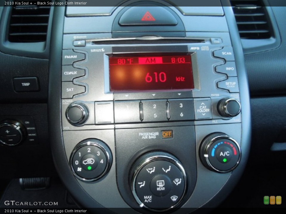 Black Soul Logo Cloth Interior Controls for the 2010 Kia Soul + #68582645