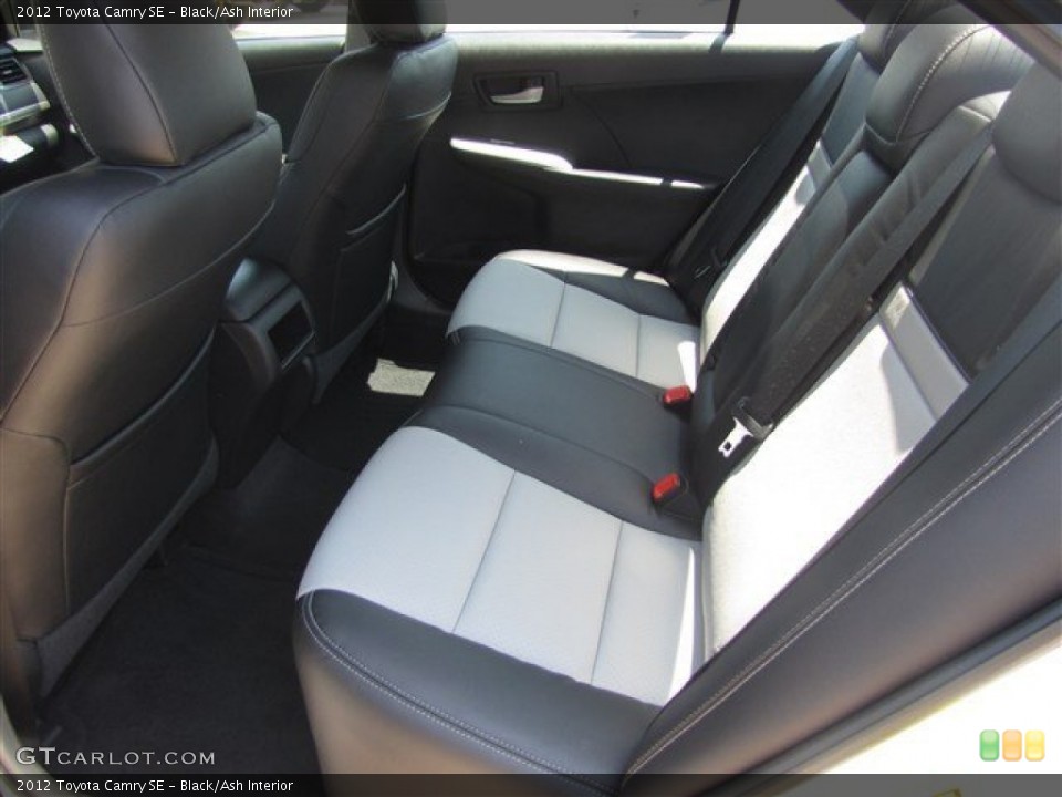 Black/Ash Interior Rear Seat for the 2012 Toyota Camry SE #68583263