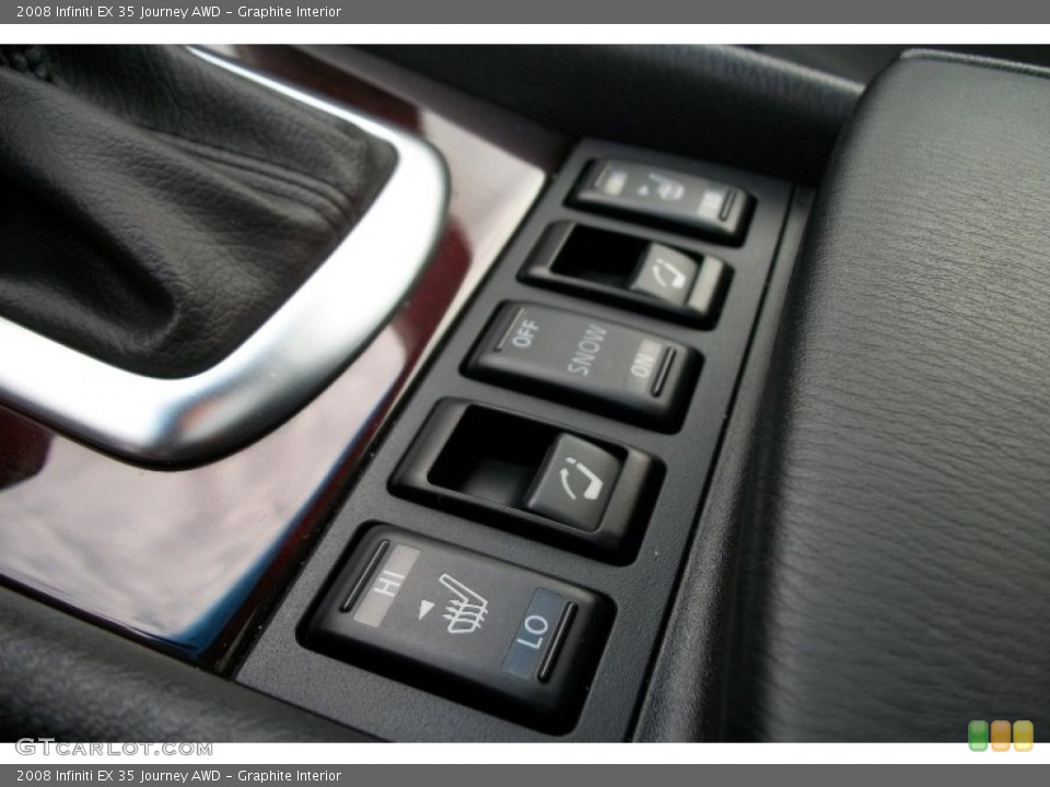 Graphite Interior Controls for the 2008 Infiniti EX 35 Journey AWD #68585663
