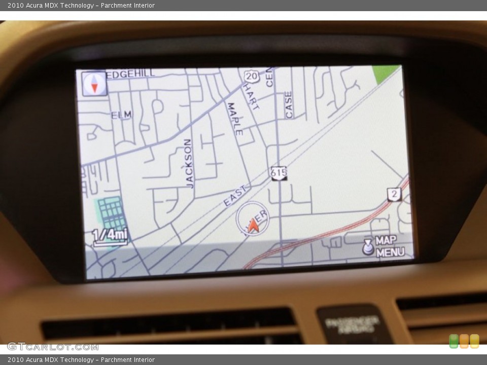 Parchment Interior Navigation for the 2010 Acura MDX Technology #68585861