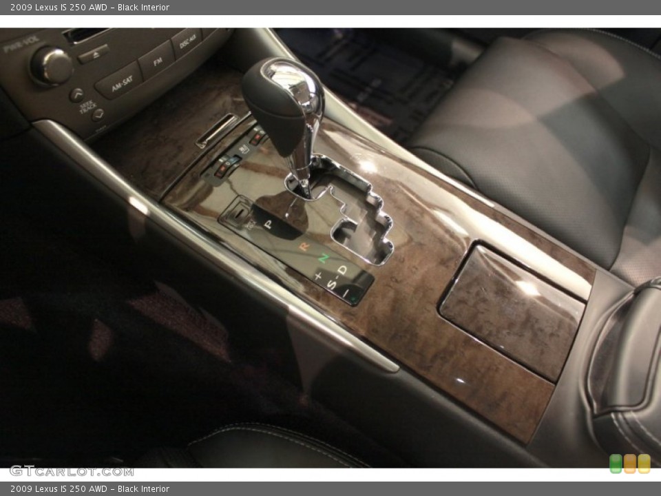 Black Interior Transmission for the 2009 Lexus IS 250 AWD #68586218