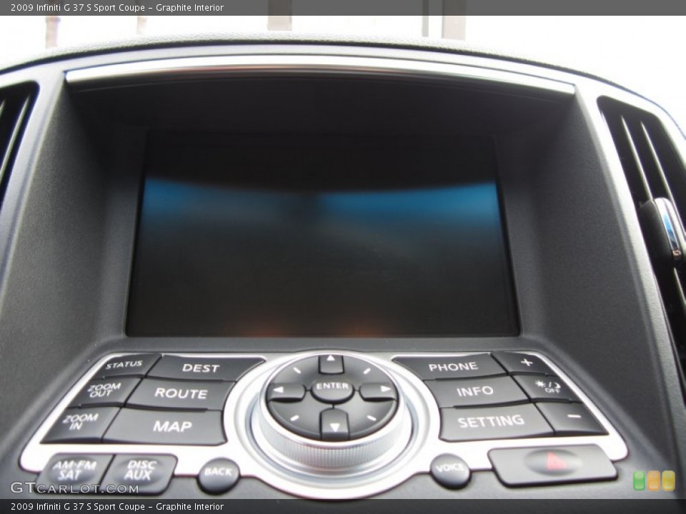 Graphite Interior Controls for the 2009 Infiniti G 37 S Sport Coupe #68586524