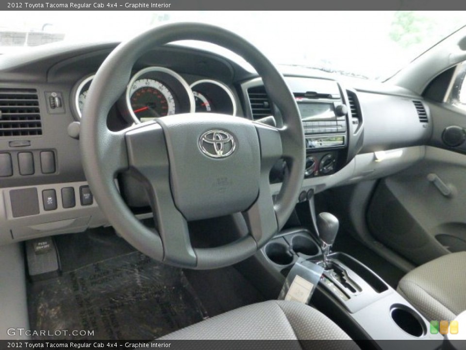 Graphite Interior Dashboard for the 2012 Toyota Tacoma Regular Cab 4x4 #68586581