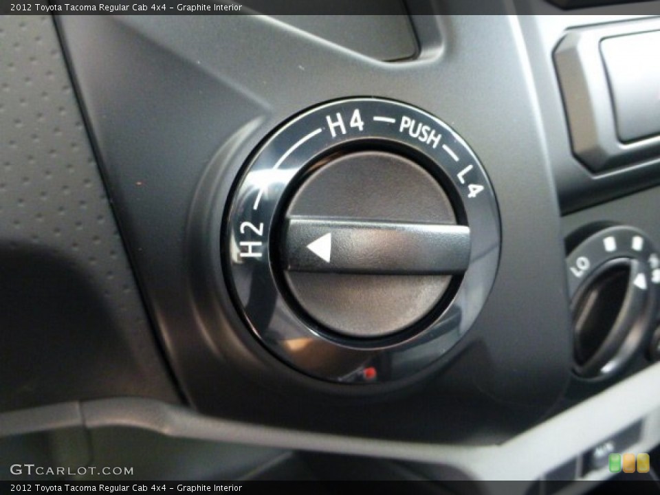 Graphite Interior Controls for the 2012 Toyota Tacoma Regular Cab 4x4 #68586597