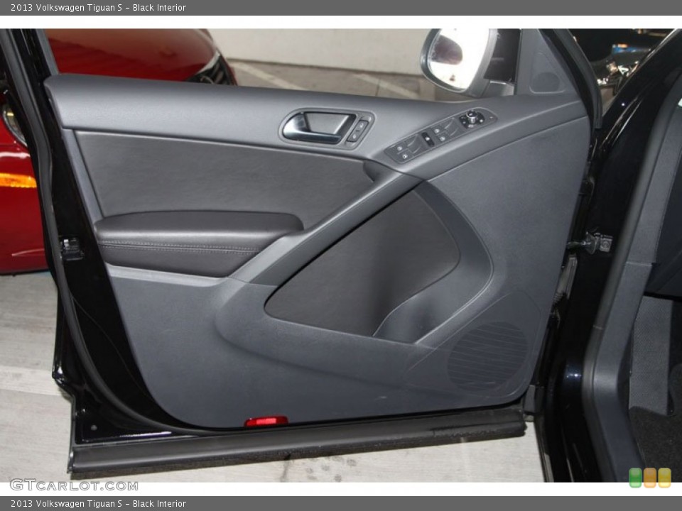 Black Interior Door Panel for the 2013 Volkswagen Tiguan S #68588900