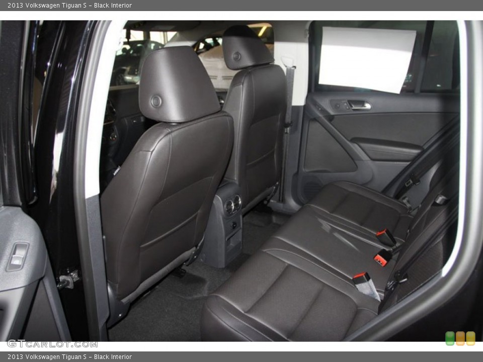 Black Interior Rear Seat for the 2013 Volkswagen Tiguan S #68588936