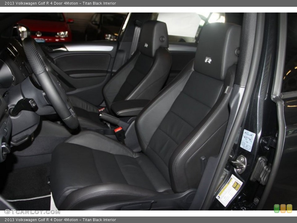 Titan Black Interior Photo for the 2013 Volkswagen Golf R 4 Door 4Motion #68589122