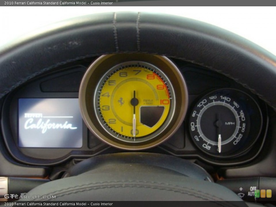 Cuoio Interior Gauges for the 2010 Ferrari California  #68589131
