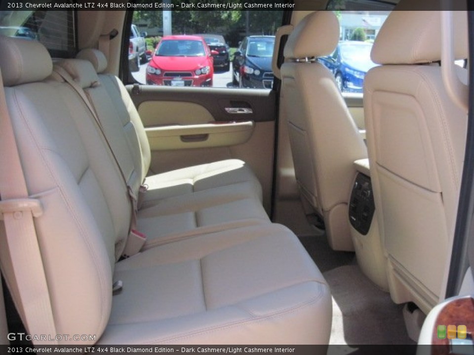 Dark Cashmere/Light Cashmere Interior Photo for the 2013 Chevrolet Avalanche LTZ 4x4 Black Diamond Edition #68589149
