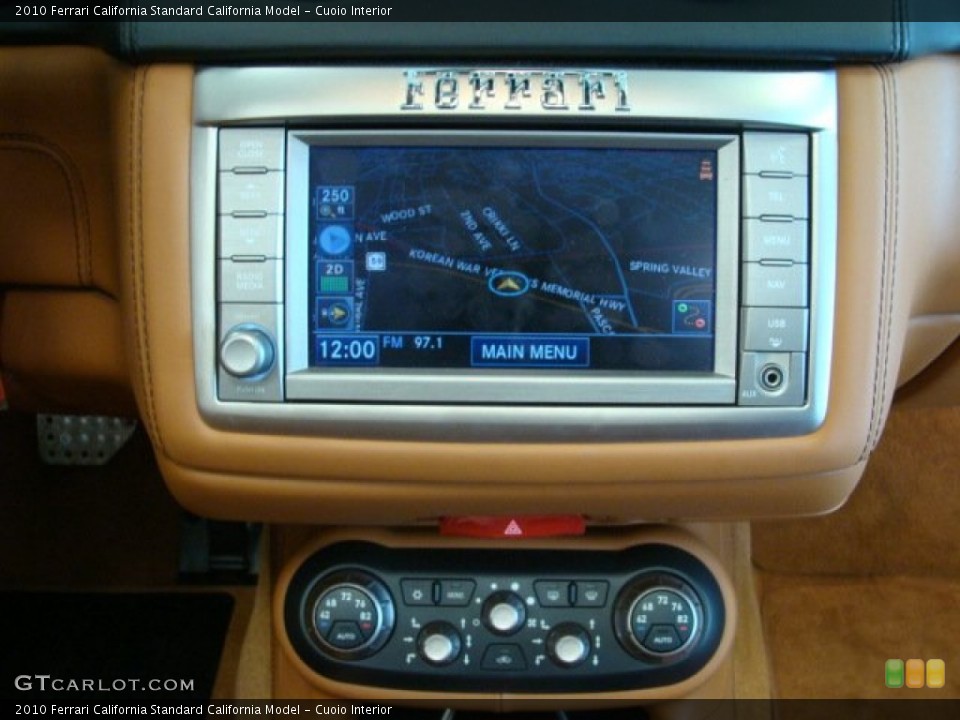 Cuoio Interior Navigation for the 2010 Ferrari California  #68589155