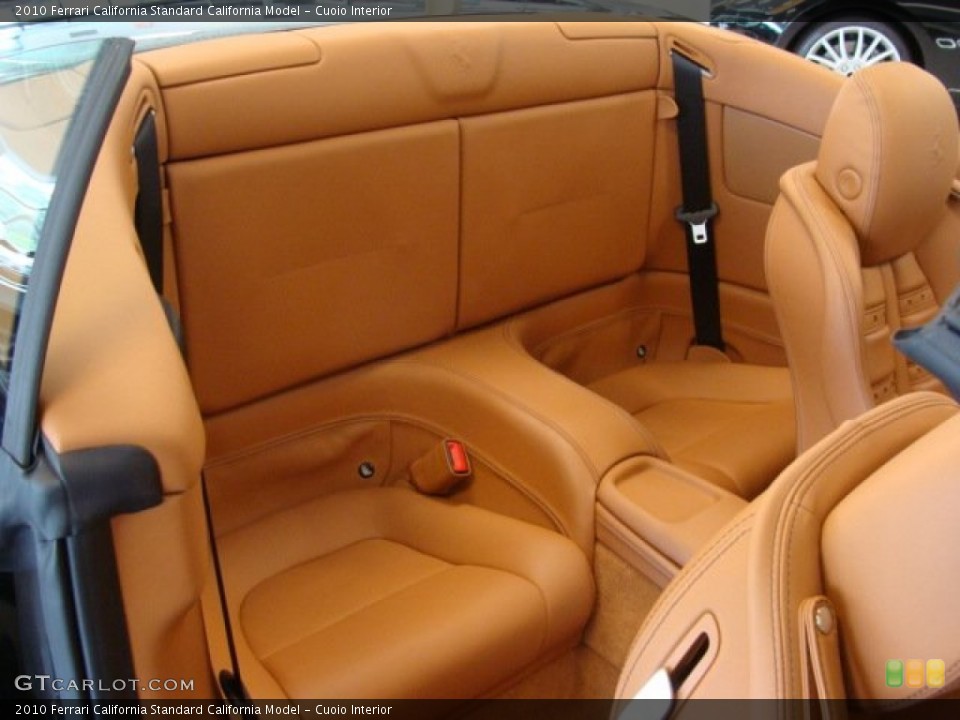 Cuoio Interior Rear Seat for the 2010 Ferrari California  #68589173