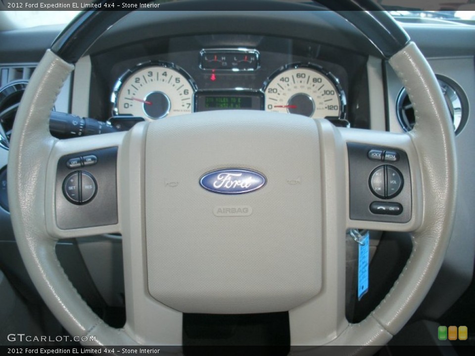 Stone Interior Steering Wheel for the 2012 Ford Expedition EL Limited 4x4 #68590153