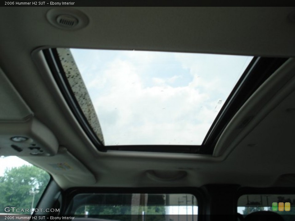 Ebony Interior Sunroof for the 2006 Hummer H2 SUT #68591234