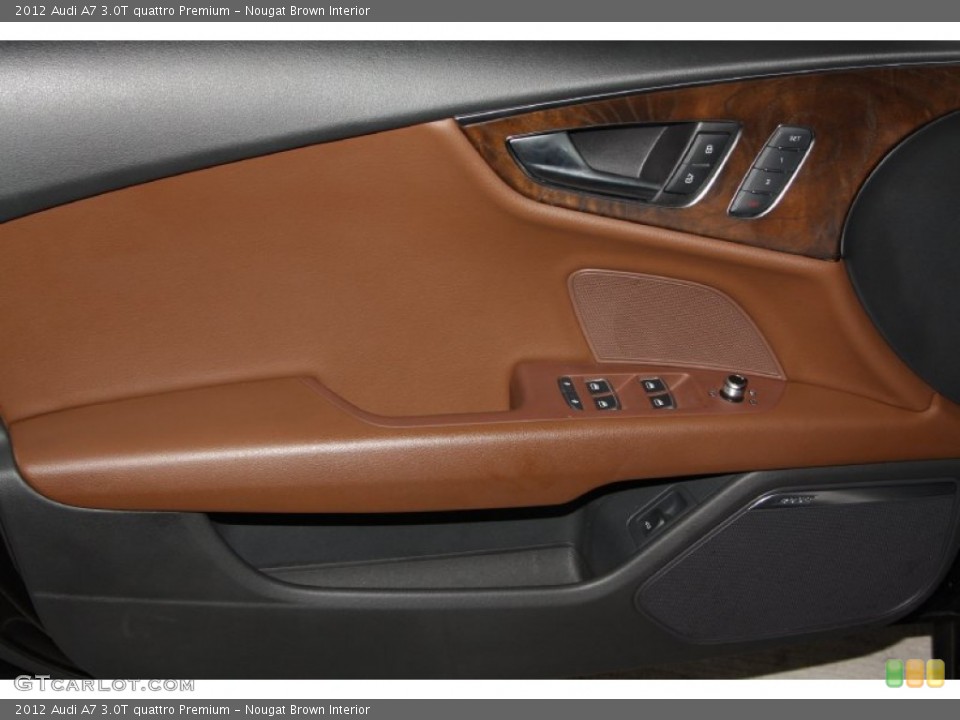 Nougat Brown Interior Door Panel for the 2012 Audi A7 3.0T quattro Premium #68592017