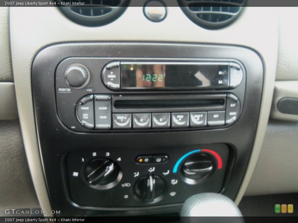 Khaki Interior Controls for the 2007 Jeep Liberty Sport 4x4 #68592272