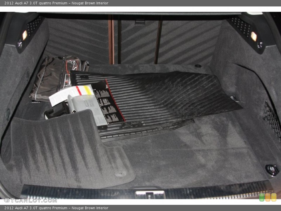 Nougat Brown Interior Trunk for the 2012 Audi A7 3.0T quattro Premium #68592356