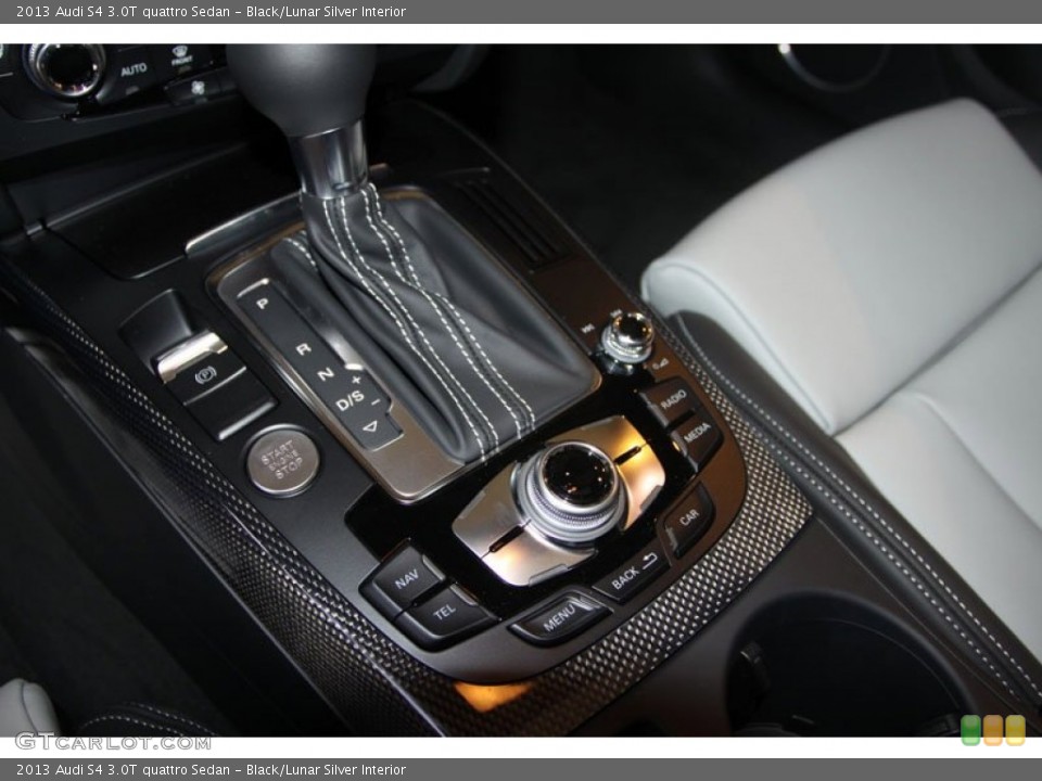 Black/Lunar Silver Interior Transmission for the 2013 Audi S4 3.0T quattro Sedan #68592623