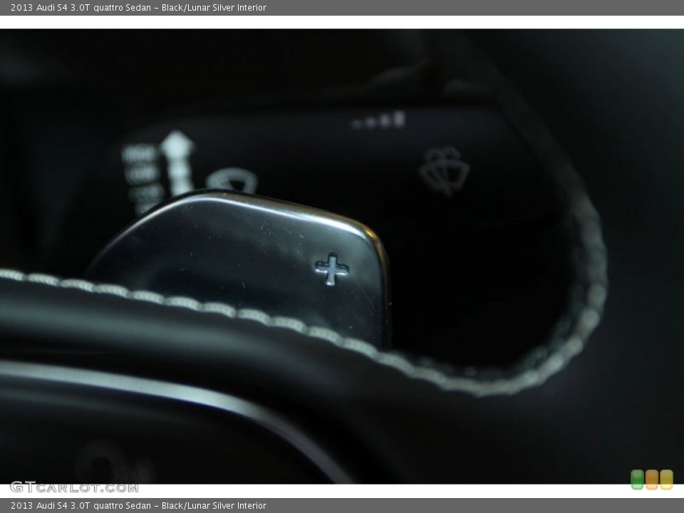 Black/Lunar Silver Interior Transmission for the 2013 Audi S4 3.0T quattro Sedan #68592638
