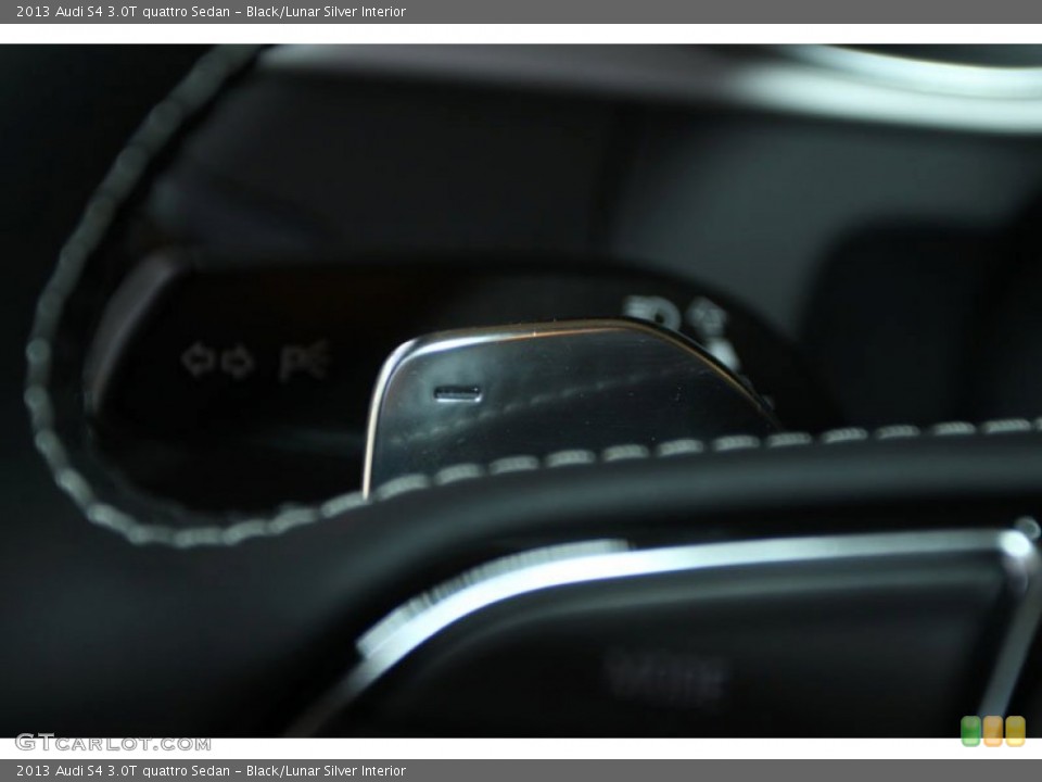 Black/Lunar Silver Interior Transmission for the 2013 Audi S4 3.0T quattro Sedan #68592644