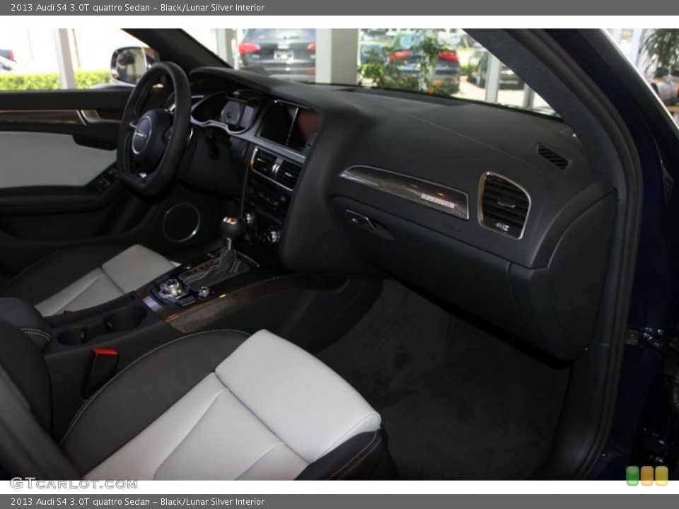Black/Lunar Silver Interior Dashboard for the 2013 Audi S4 3.0T quattro Sedan #68592737